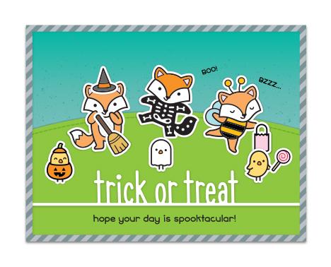 Lawn Fawn - Trick Or Treat Line Border