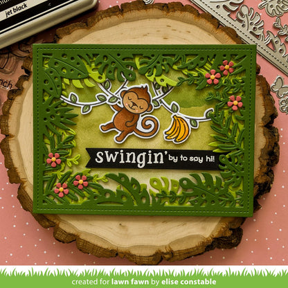 Lawn Fawn - Tropical Leaves Backdrop