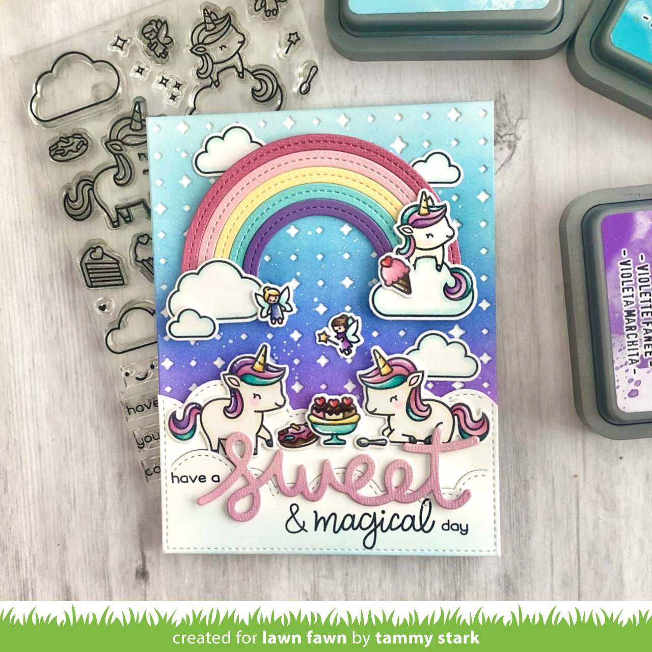 Lawn Fawn - Sparkle Backdrop