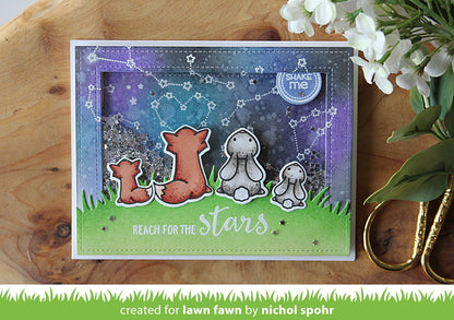 Lawn Fawn - Outside In Stitched Rectangle Stackables