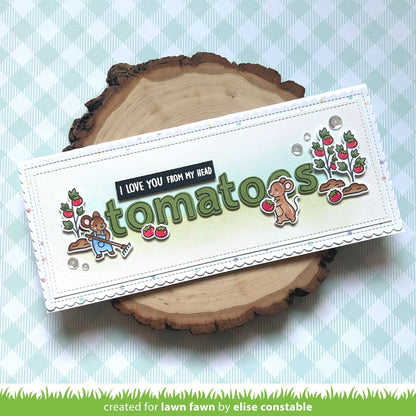 Lawn Fawn - Veggie Happy