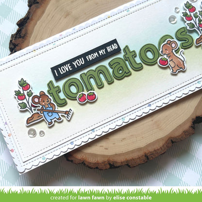 Lawn Fawn - Veggie Happy