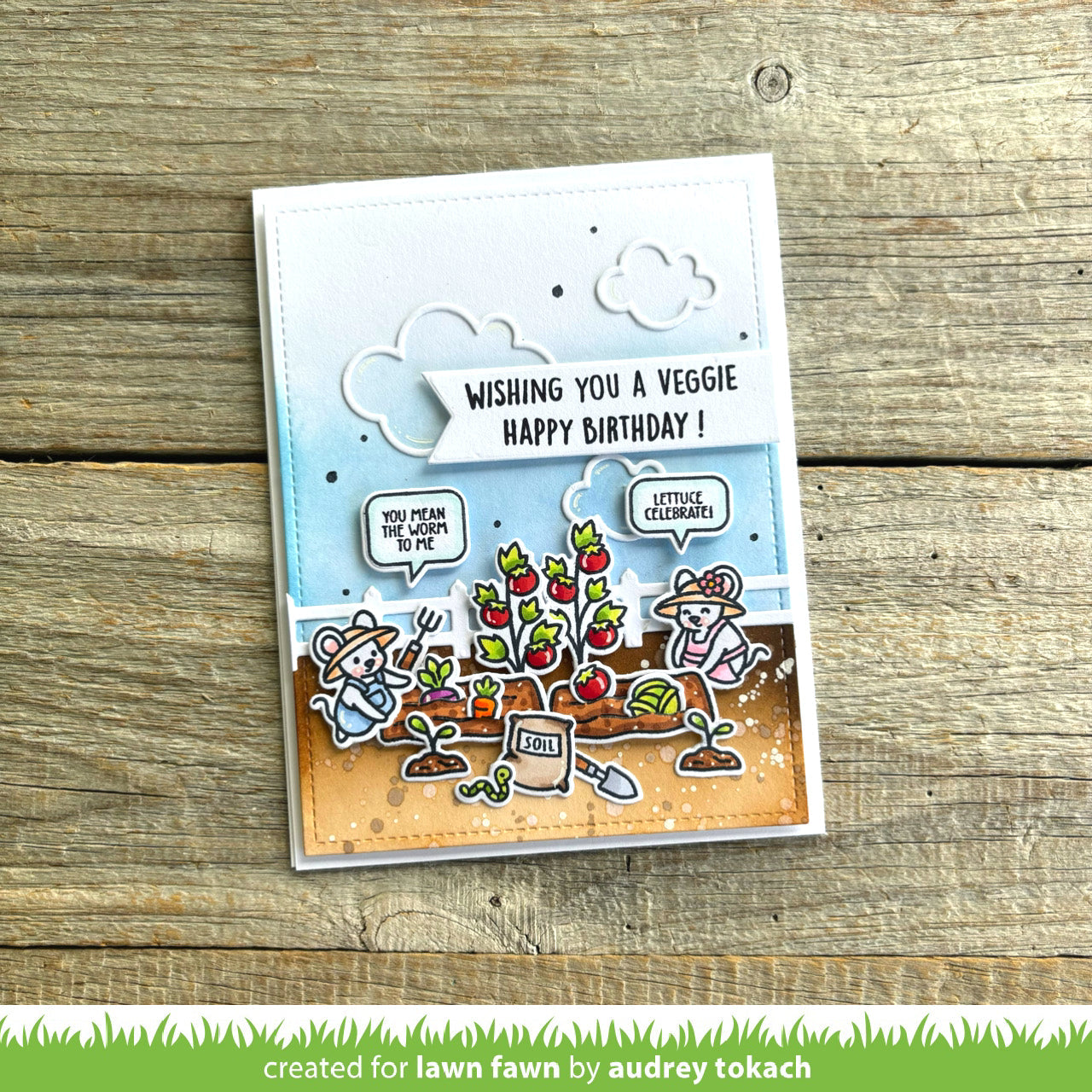 Lawn Fawn - Veggie Happy