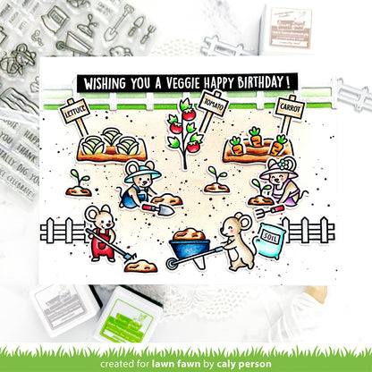 Lawn Fawn - Veggie Happy