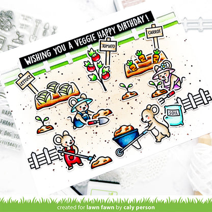 Lawn Fawn - Veggie Happy