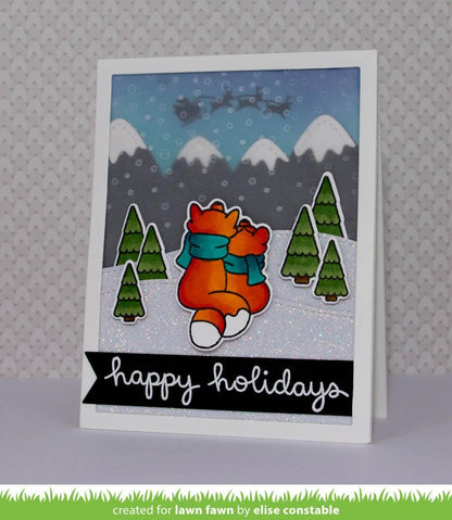 Lawn Fawn - Winter Scripty Sentiments