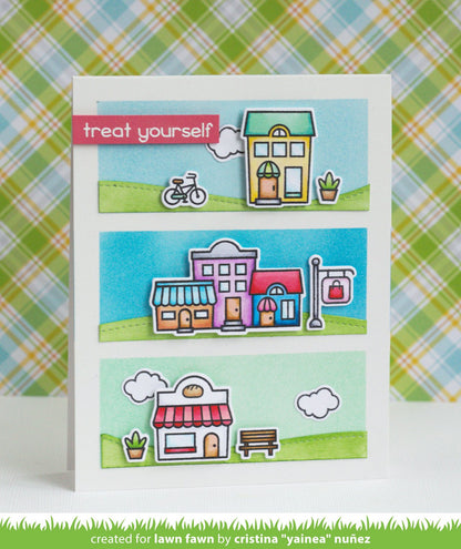 Lawn Fawn - Village Shops