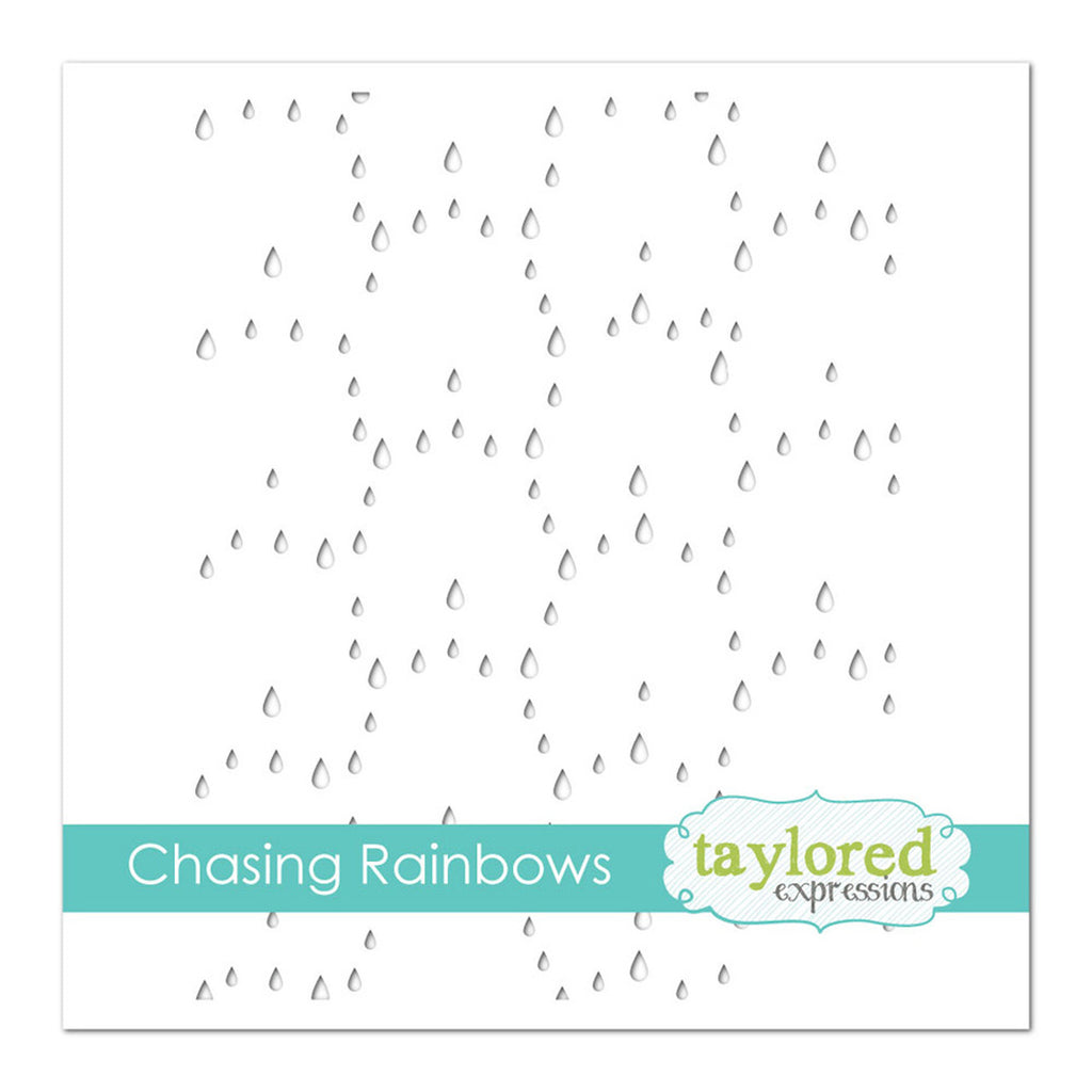 Taylored Expressions - Chasing Rainbows Stencil
