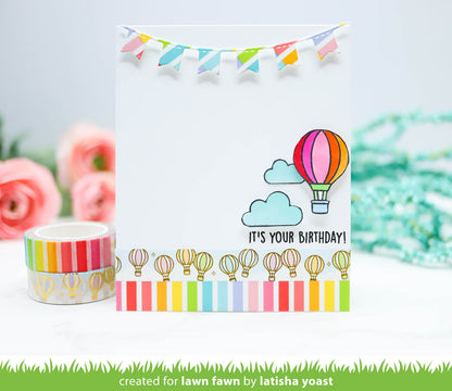 Lawn Fawn - Up And Away Foiled Washi Tape