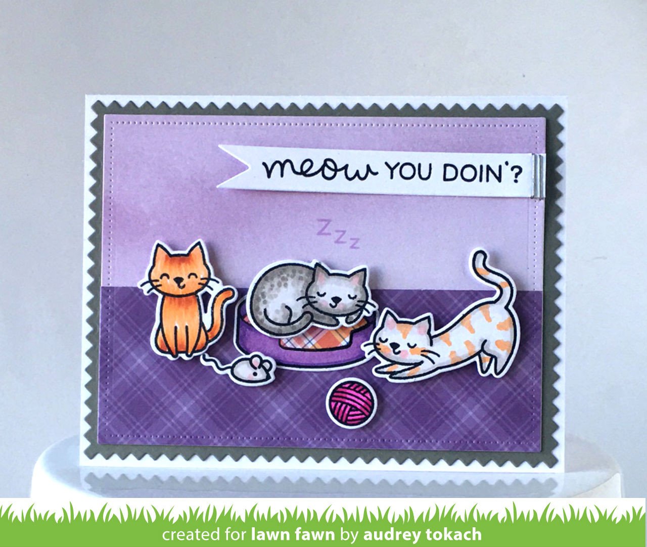 Lawn Fawn - Meow You Doin'
