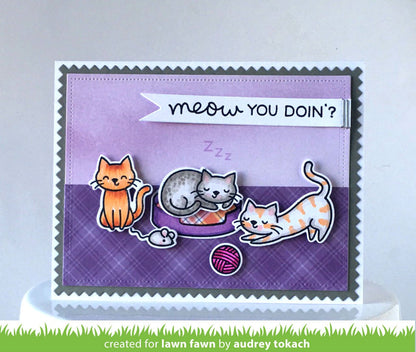 Lawn Fawn - Meow You Doin'