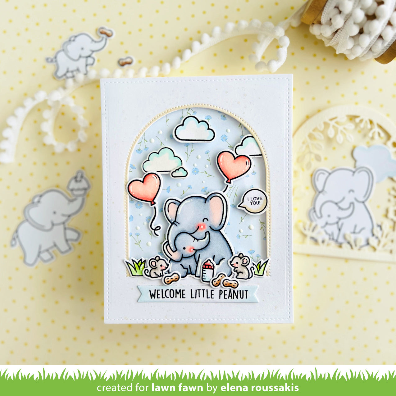 Lawn Fawn - Secret Garden Window