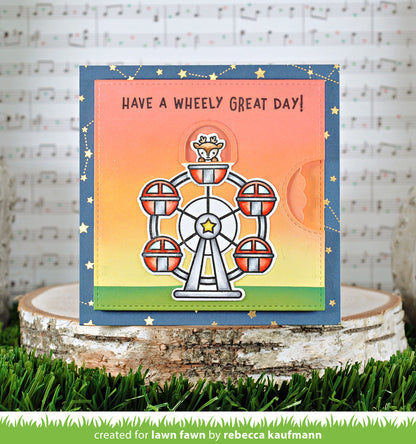 Lawn Fawn - Reveal Wheel Wheely Great Day Add-On