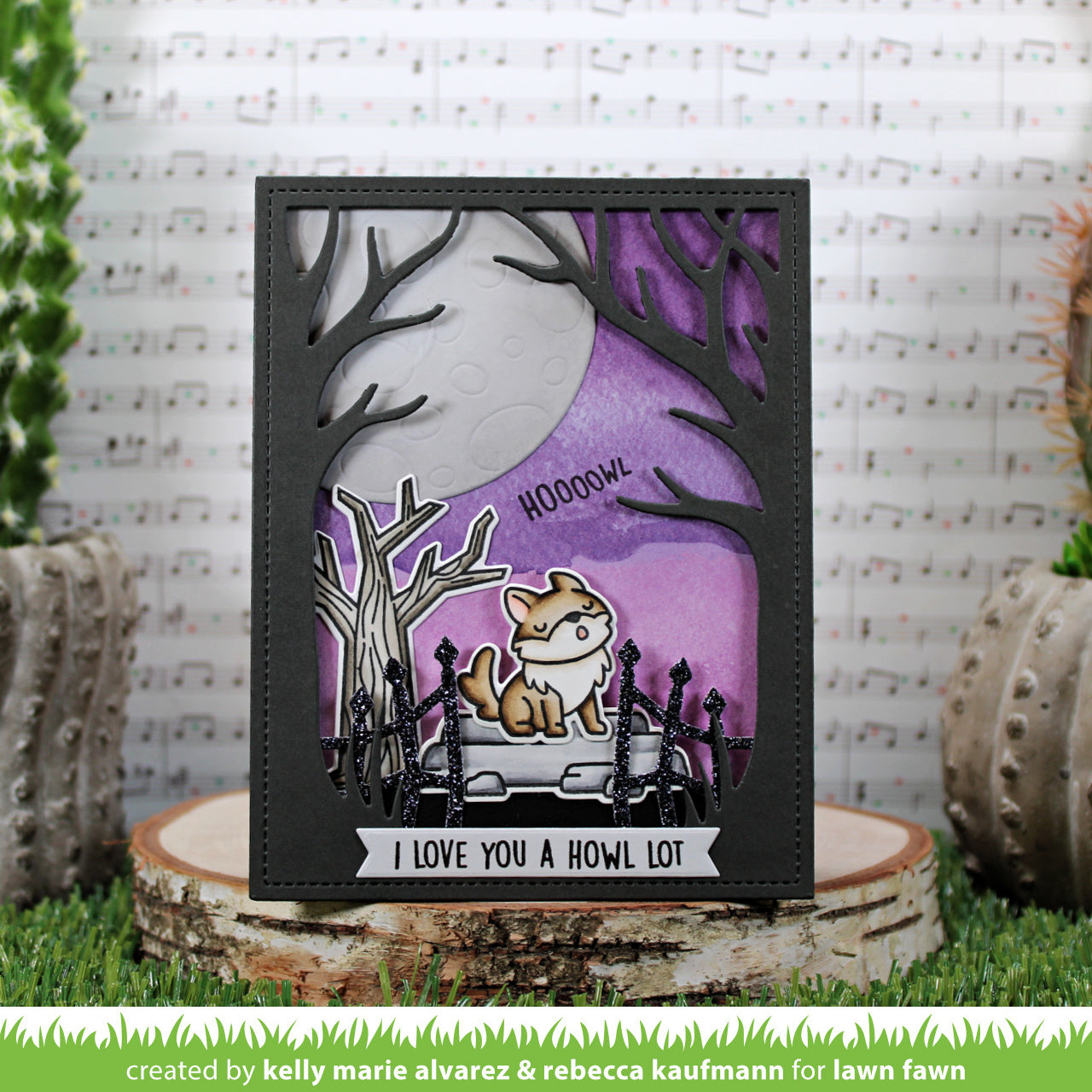 Lawn Fawn - Spooky Forest Backdrop