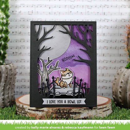 Lawn Fawn - Spooky Forest Backdrop