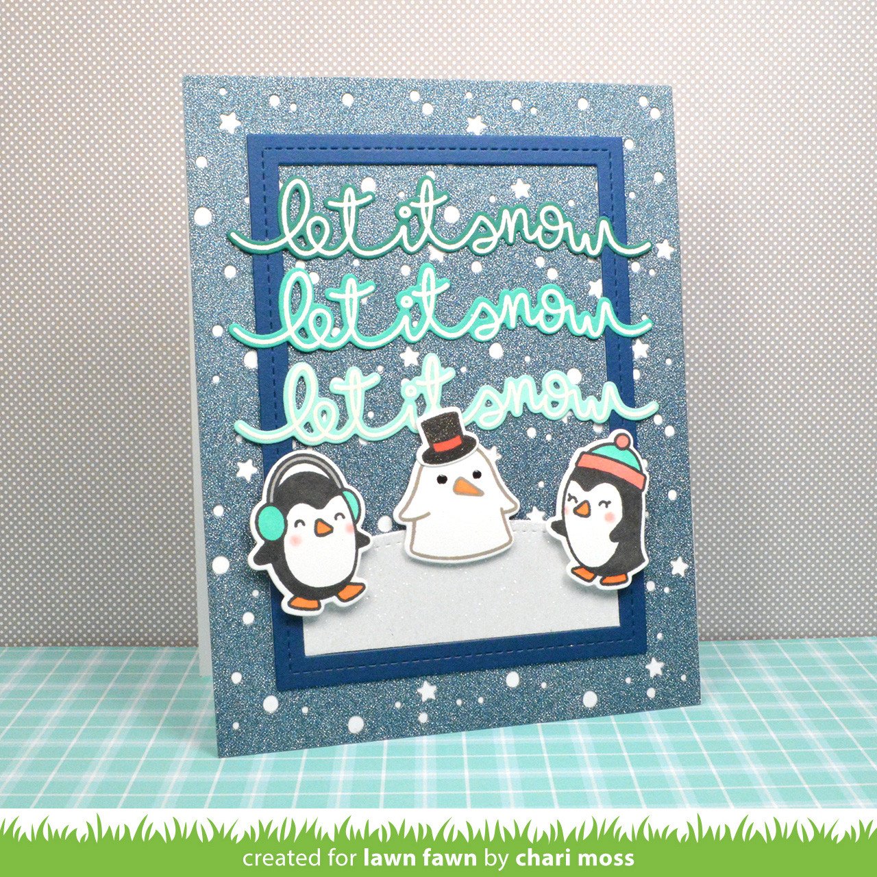 Lawn Fawn - Winter Big Scripty Words
