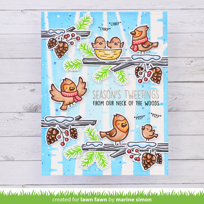 Lawn Fawn - Winter Birds