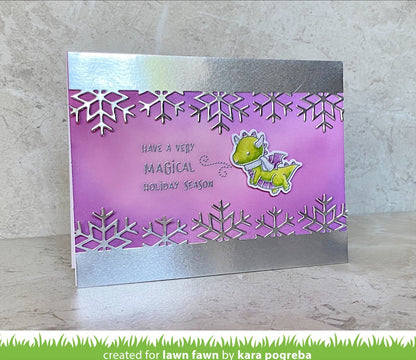 Lawn Fawn - Snowflake Border