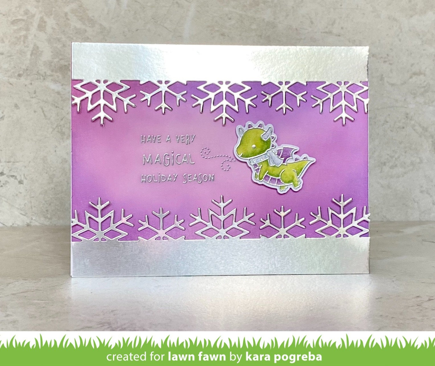 Lawn Fawn - Metallic Cardstock - Silver