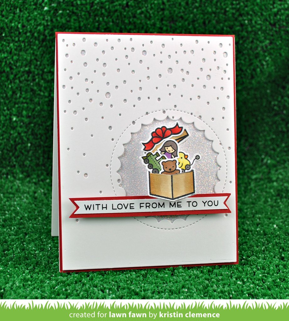 Lawn Fawn - Sparkle Cardstock - Pixie Dust (5 sheets)