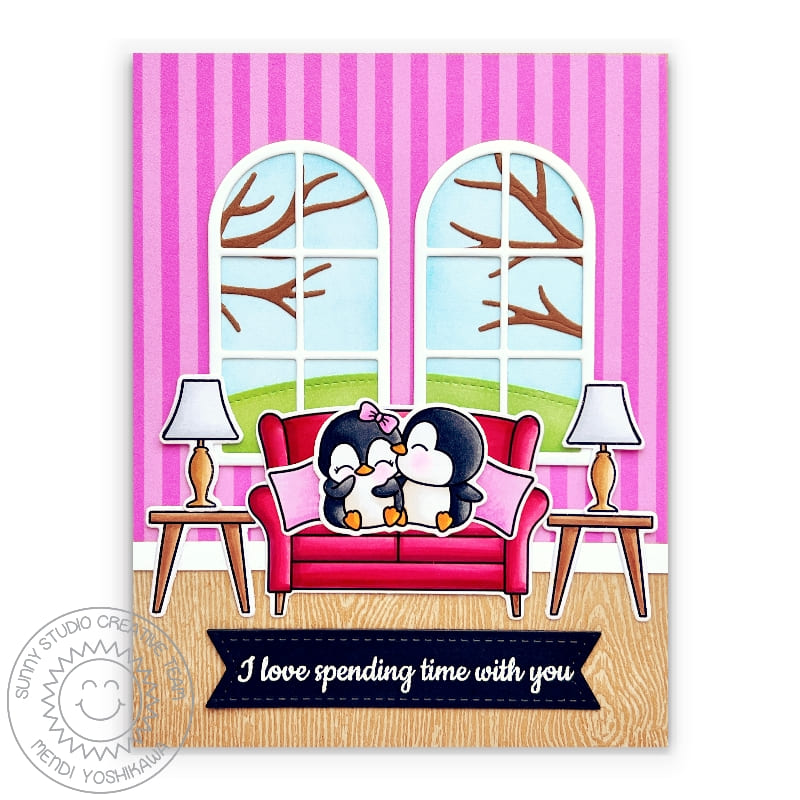 Sunny Studio - Sleek Stripes Paper Pad 6x6"
