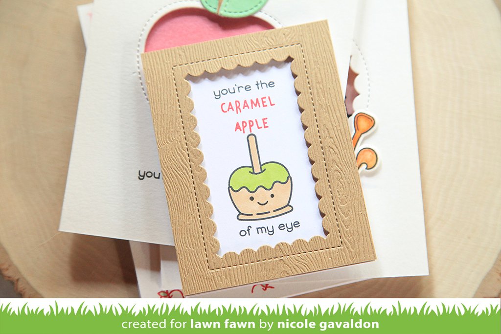 Lawn Fawn - Reverse Stitched Scalloped Rectangle Windows