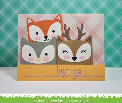 Lawn Fawn - Love Ya Line Border