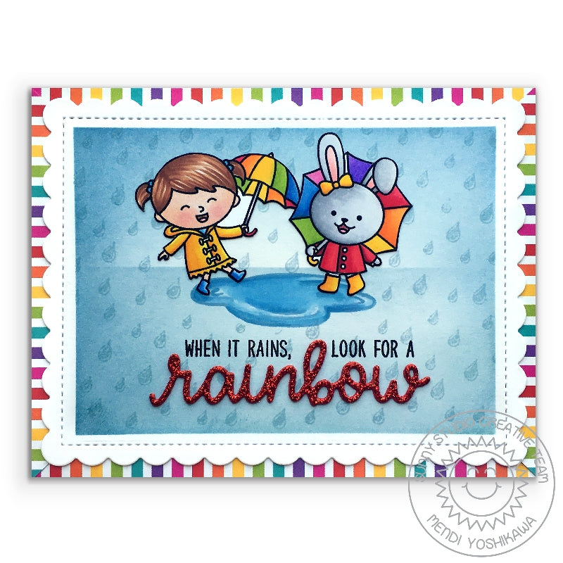Sunny Studio - Rainbow Word Die
