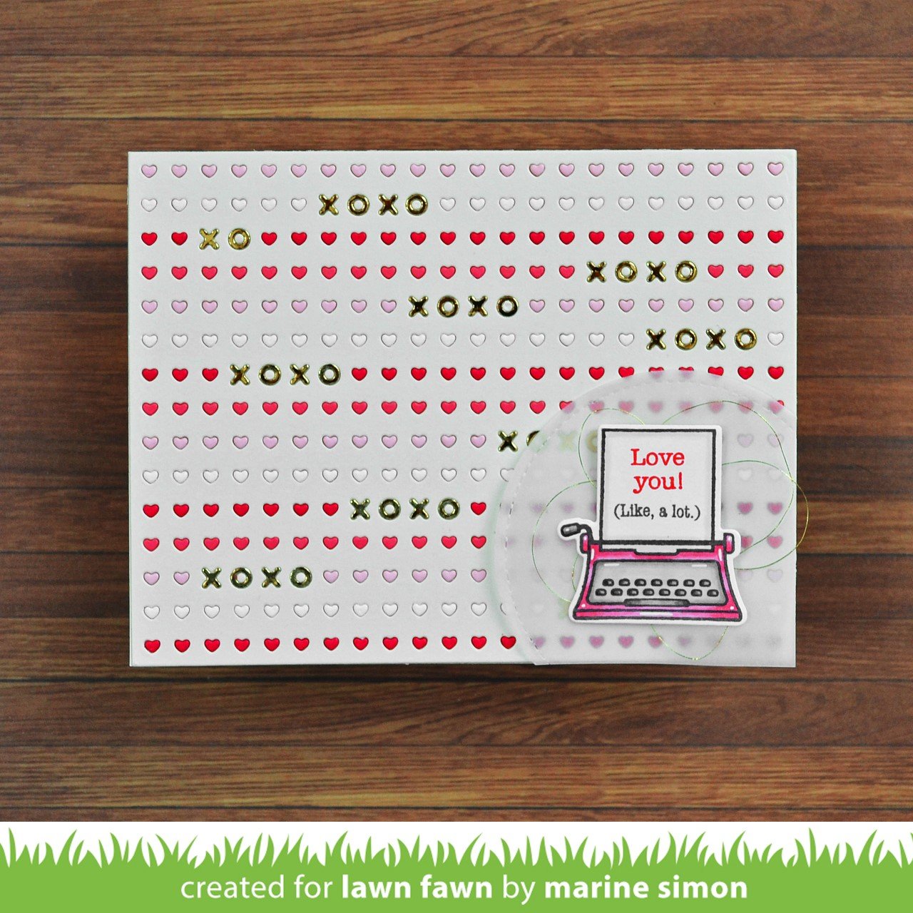 Lawn Fawn - XOXO Backdrop: Landscape