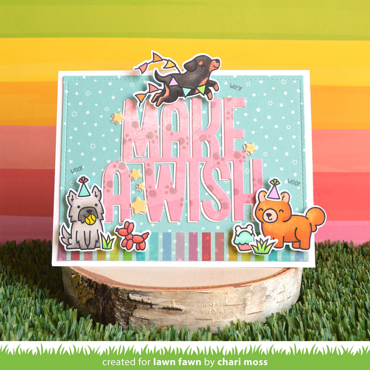 Lawn Fawn - Yappy Birthday Add-On