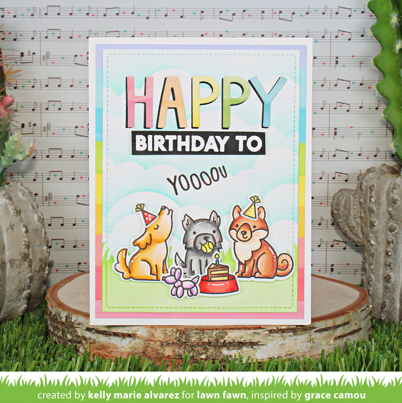 Lawn Fawn - Yappy Birthday Add-On