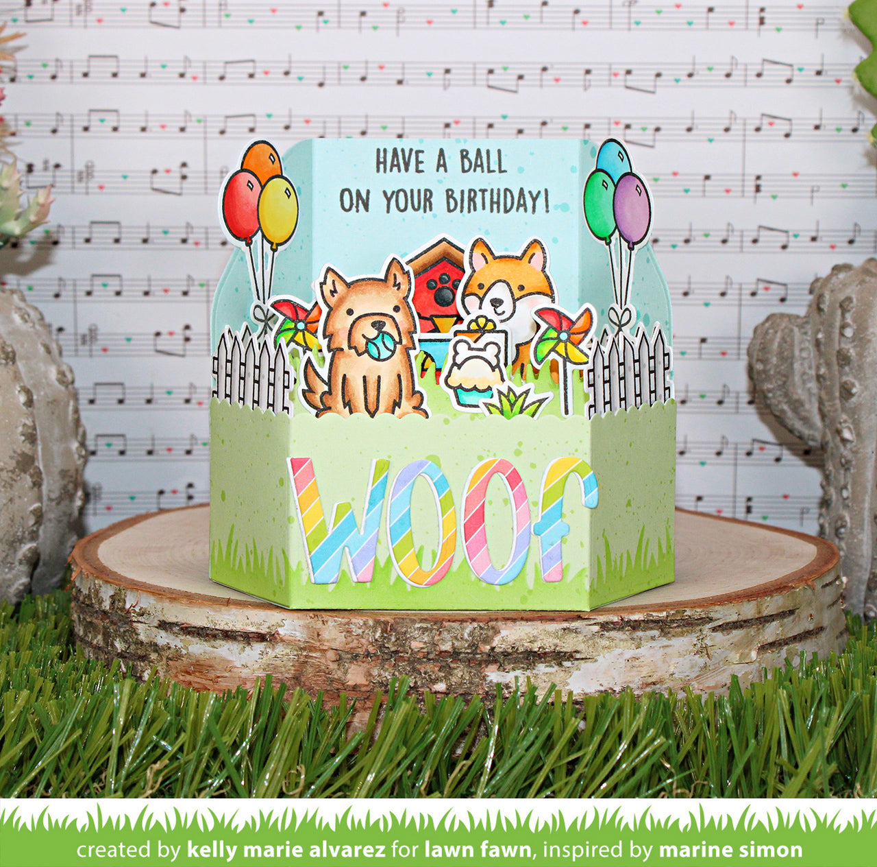 Lawn Fawn - Yappy Birthday