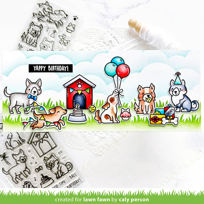 Lawn Fawn - Yappy Birthday Add-On