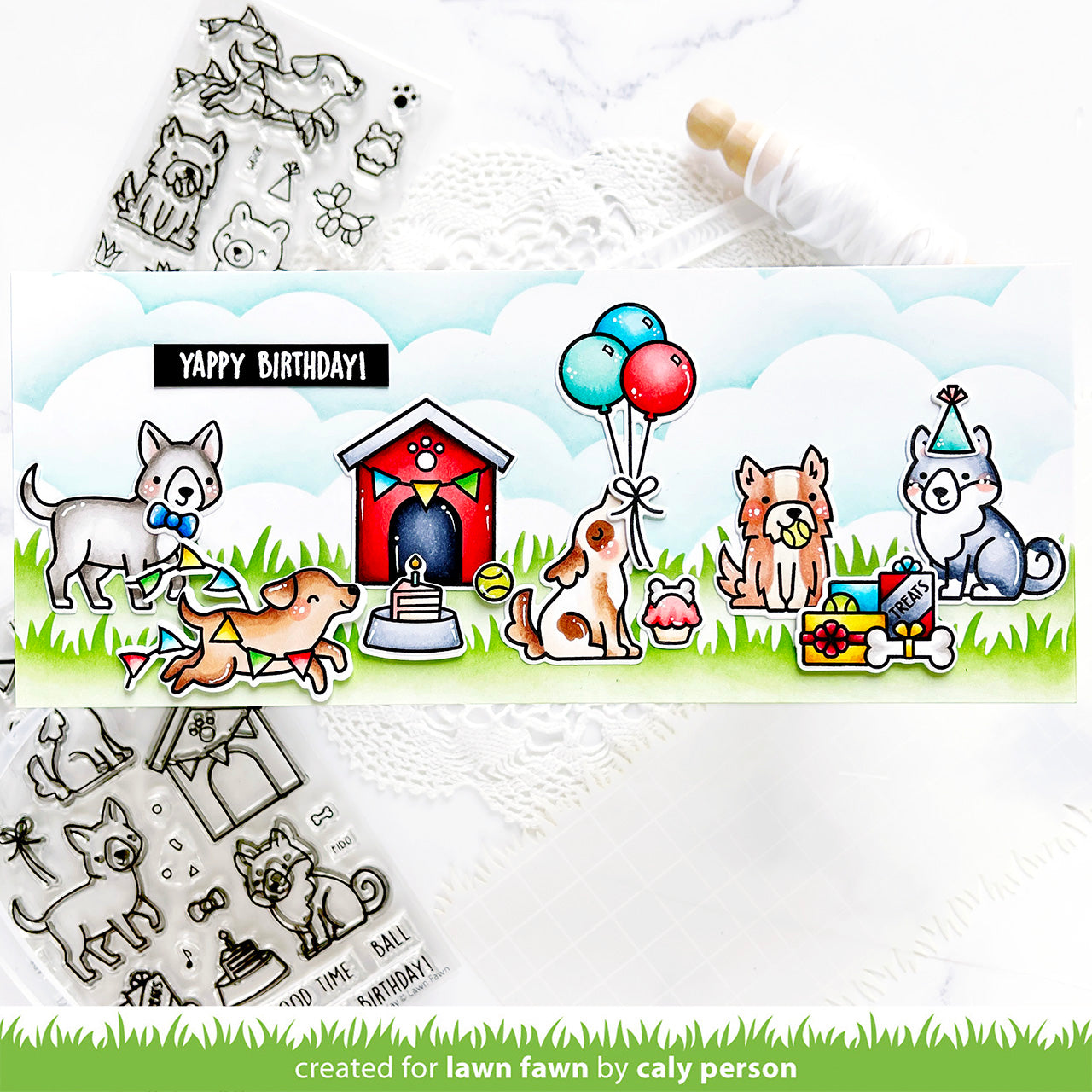 Lawn Fawn - Yappy Birthday