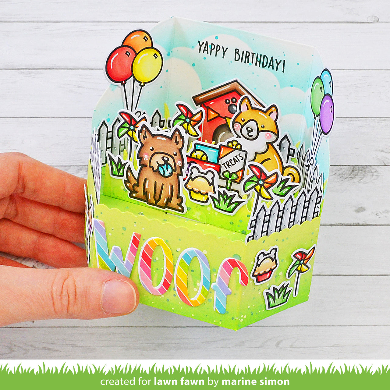 Lawn Fawn - Yappy Birthday
