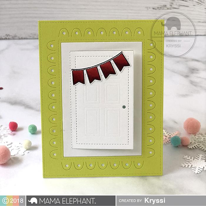 Mama Elephant - Fancy Door Frame - Creative Cuts