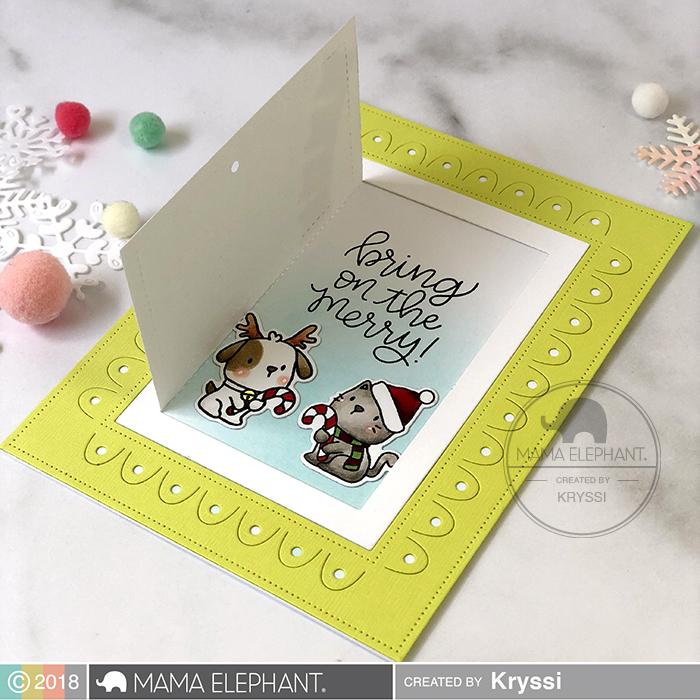 Mama Elephant - Fancy Door Frame - Creative Cuts