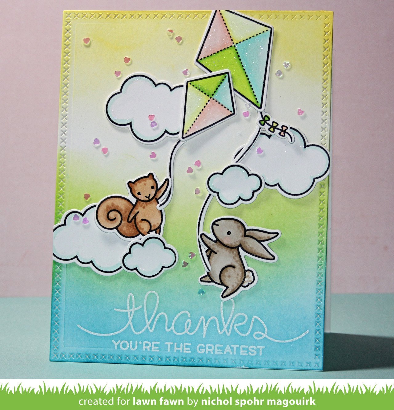 Lawn Fawn - Small Cross-Stitched Rectangle Stackables
