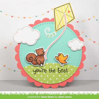 Lawn Fawn - Large Cross-Stitched Circle Stackables