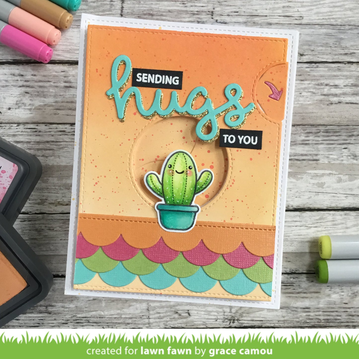 Lawn Fawn - Offset Sayings: Birthday