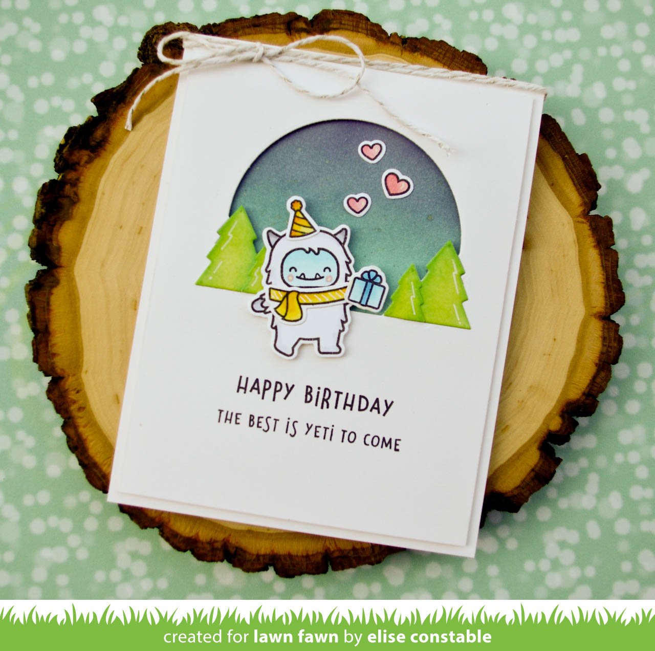 Lawn Fawn - Shadow Box Card Mountain Add-On