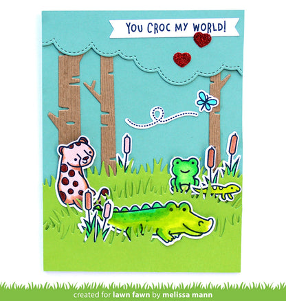 Lawn Fawn - Croc My World