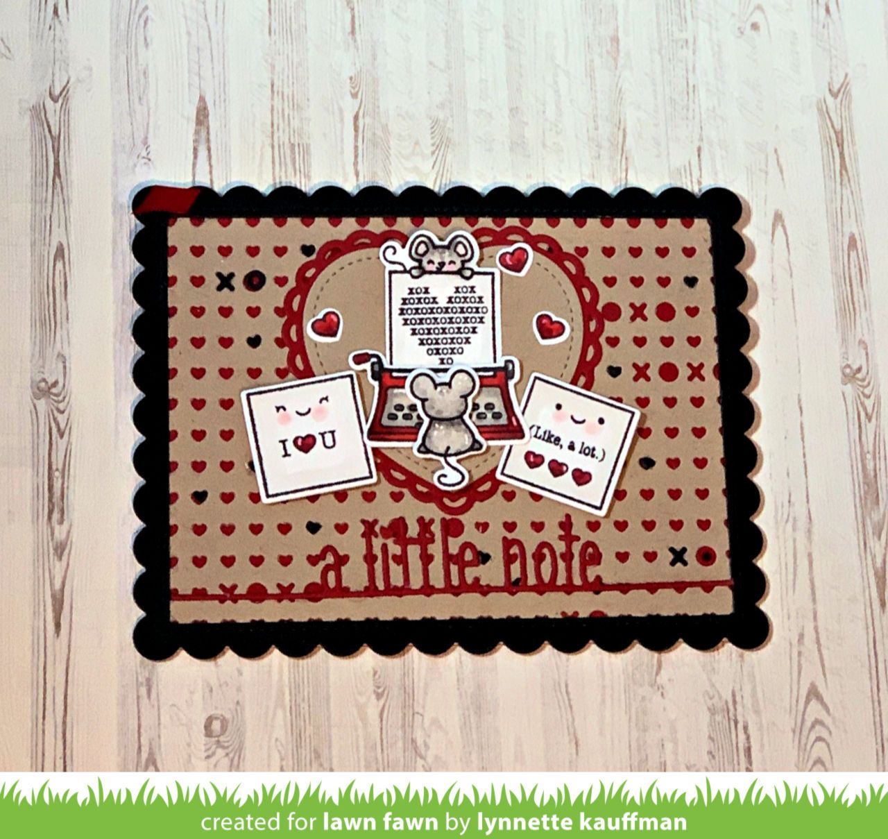 Lawn Fawn - a Little Note Line Border