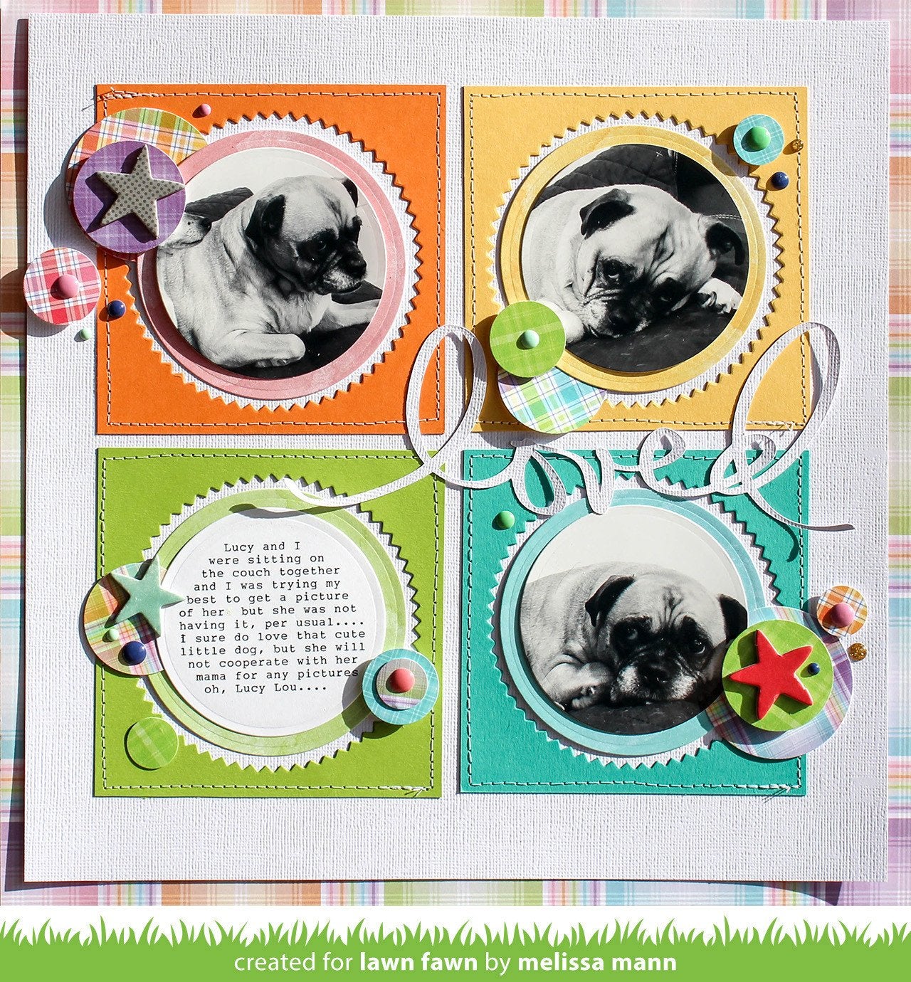 Lawn Fawn - Zig Zag Circle Stackables