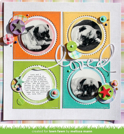 Lawn Fawn - Zig Zag Circle Stackables