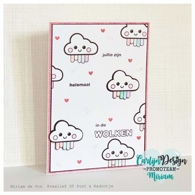 *Cloud9 Crafts & CarlijnDesign - In de wolken Stempels (In the clouds) Limited Edition