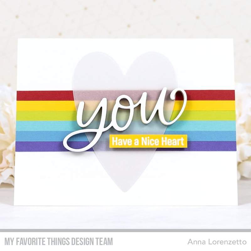 My Favorite Things - Heart Burst Hellos Die-namics