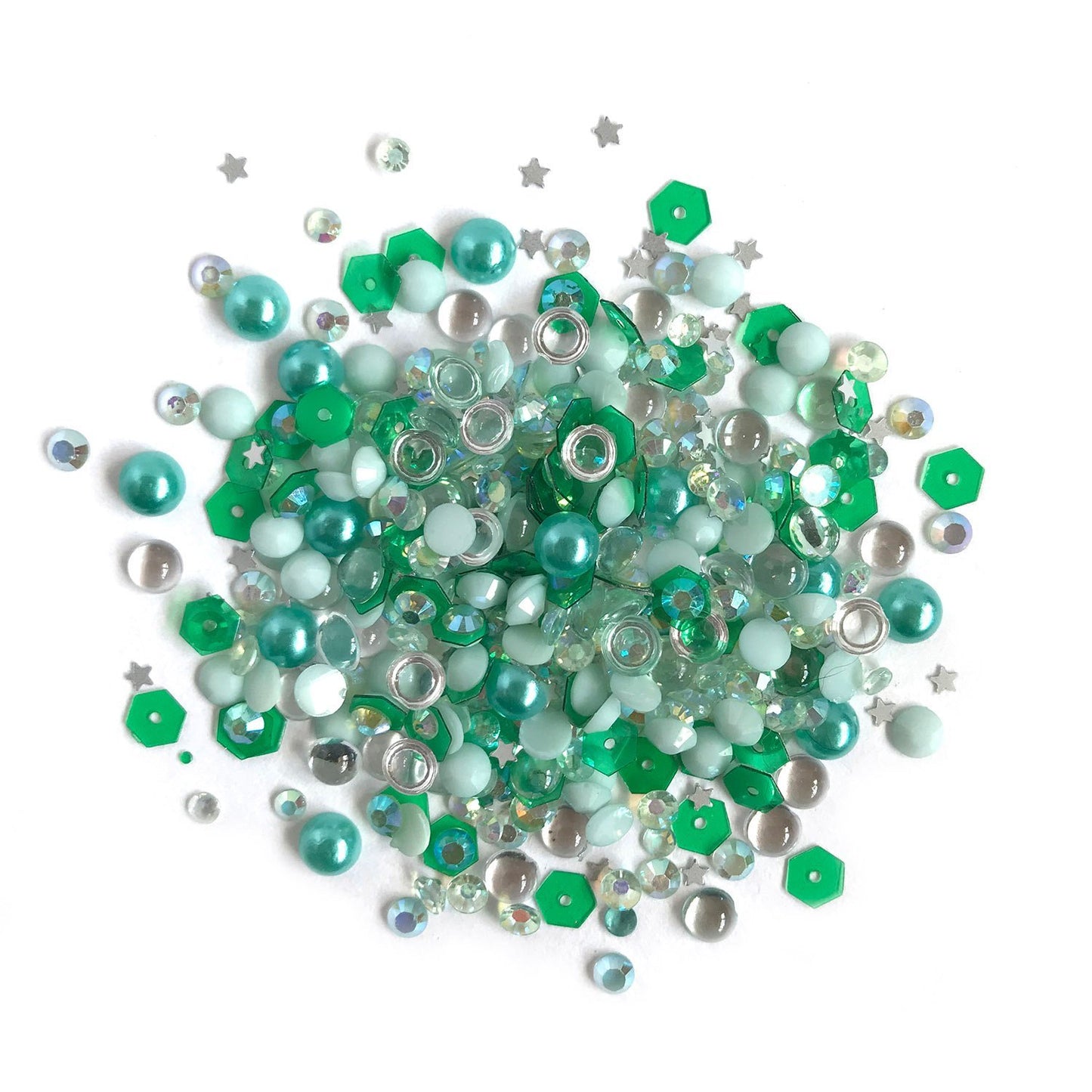 Buttons Galore - Aquamarine Sparkletz