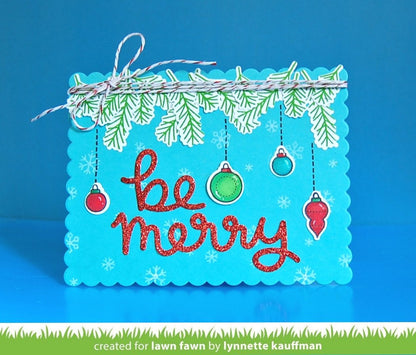 Lawn Fawn - Scripty Merry