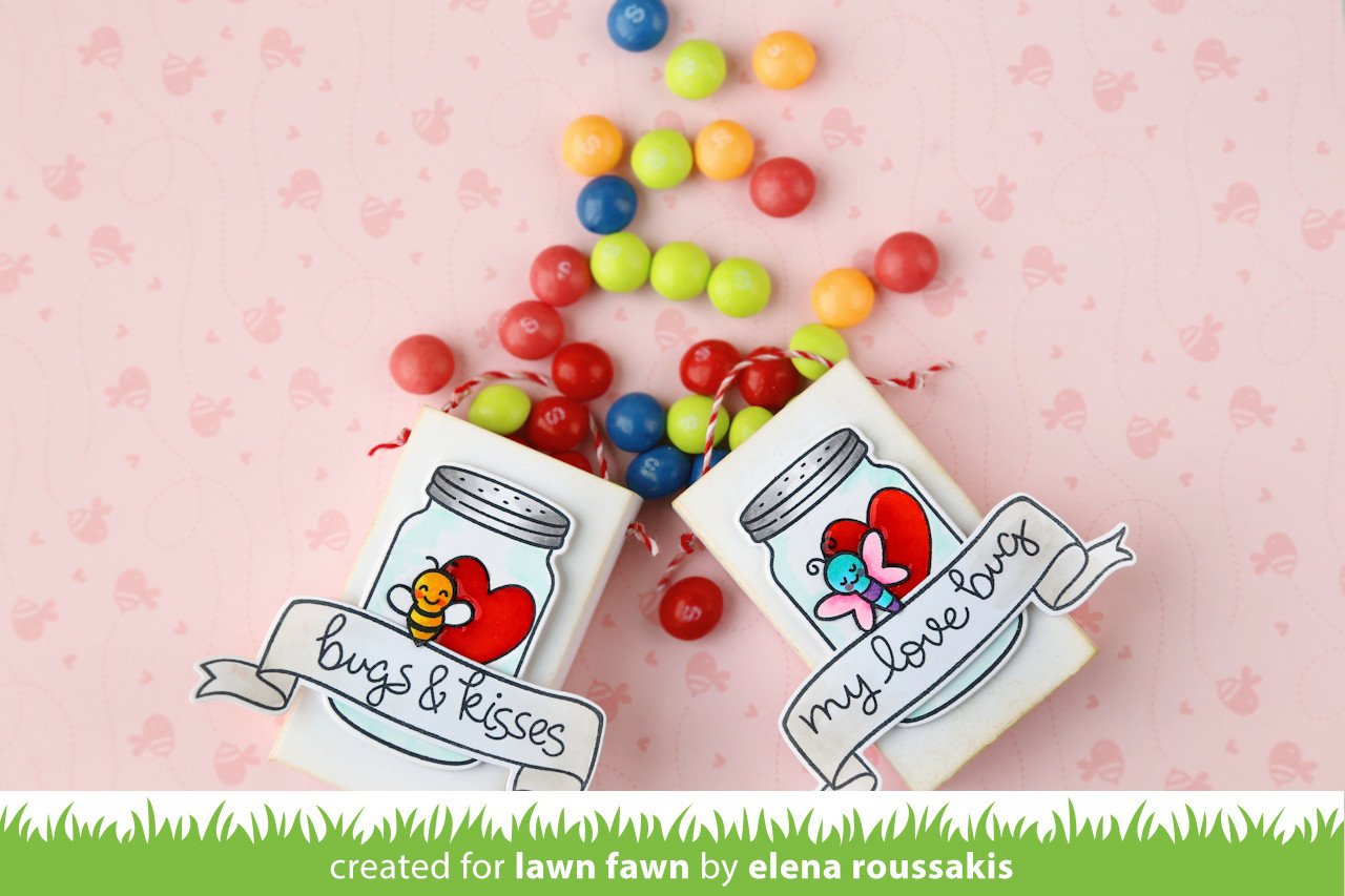 Lawn Fawn - Bugs And Kisses Lawn-Cuts